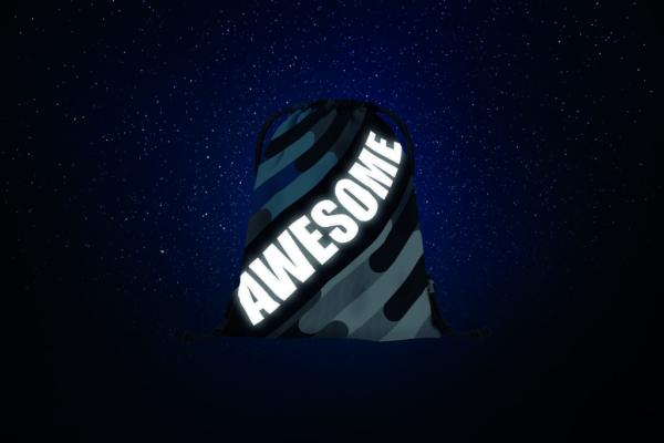 BAAGL Vrecko na obuv Awesome - PRUHY 3
