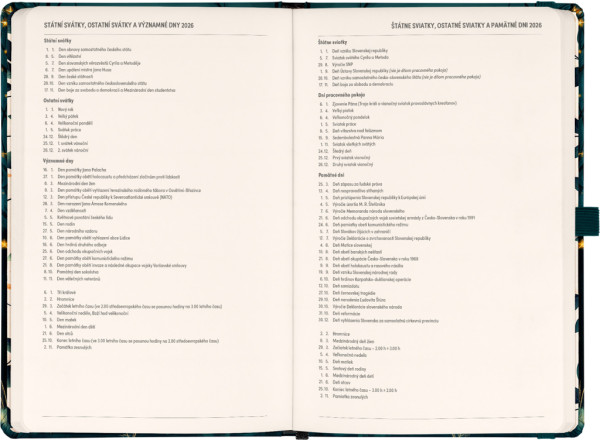 NOTIQUE Planbook diár/notes Líška 2026, 13 x 21 cm 3