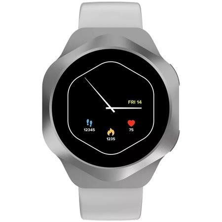 SMART hodinky, CANYON „Hexagon 88“, strieborné 2