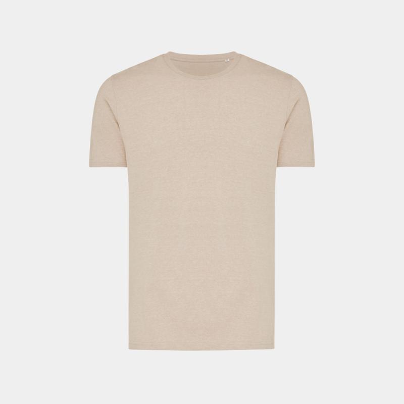 Tričko IQONIQ Brett z recykl. bavlny light heather brown XXXL