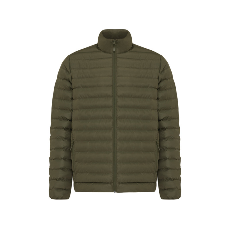 IQONIQ Maiko pánska prešívaná bunda z rec. polyesteru khaki L