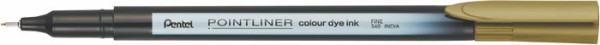 Liner, 0,4 mm, PENTEL "Pointliner", zlatohnedý 1