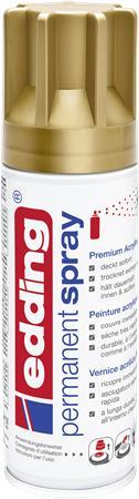 Akrylový sprej, 200ml, EDDING "5200", matná zlatá 1
