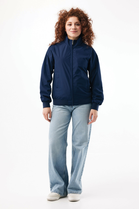IQONIQ Odin mestská bunda z recyklovaného polyesteru námornícka modrá XXXL 7