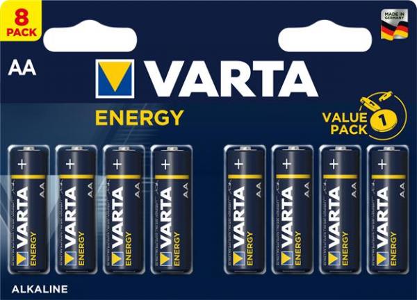 Batéria, AA tužková, 8 ks, VARTA "Energy" 1