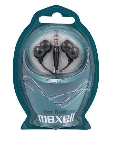 Slúchadlá, MAXELL "Plugz", čierna 3