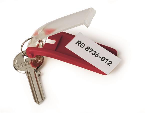Kľúčenka, plastová, DURABLE "KEY CLIP", rôzne farby 4