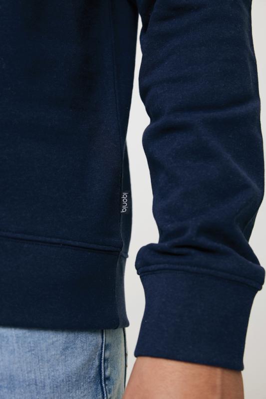 Mikina IQONIQ Zion z recykl. bavlny námornícka modrá XXXL 13