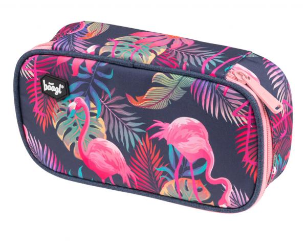 BAAGL SET 4 Flamingo: aktovka, peněženka, penál, sáček 13