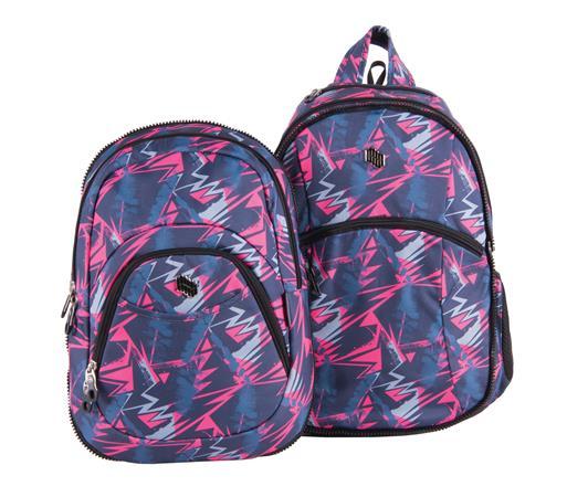 Batoh, 2in1, s priehradkou na notebook a s audio konektorom, PULSE "Teens Pink Ice" 3