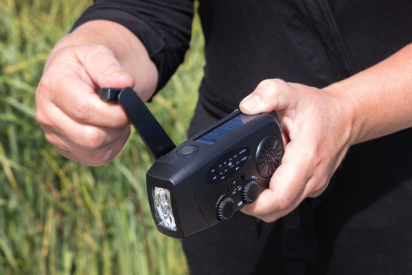 RescueWave RCS núdzové rádio z recyklovaného plastu čierna 8