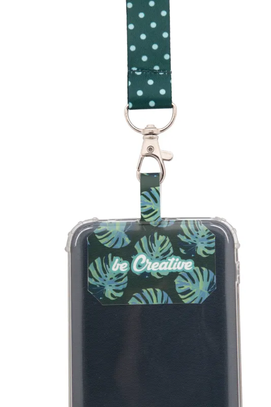 Subyard Mobile RPET lanyard RPET s držiakom na mobilný telefón 14