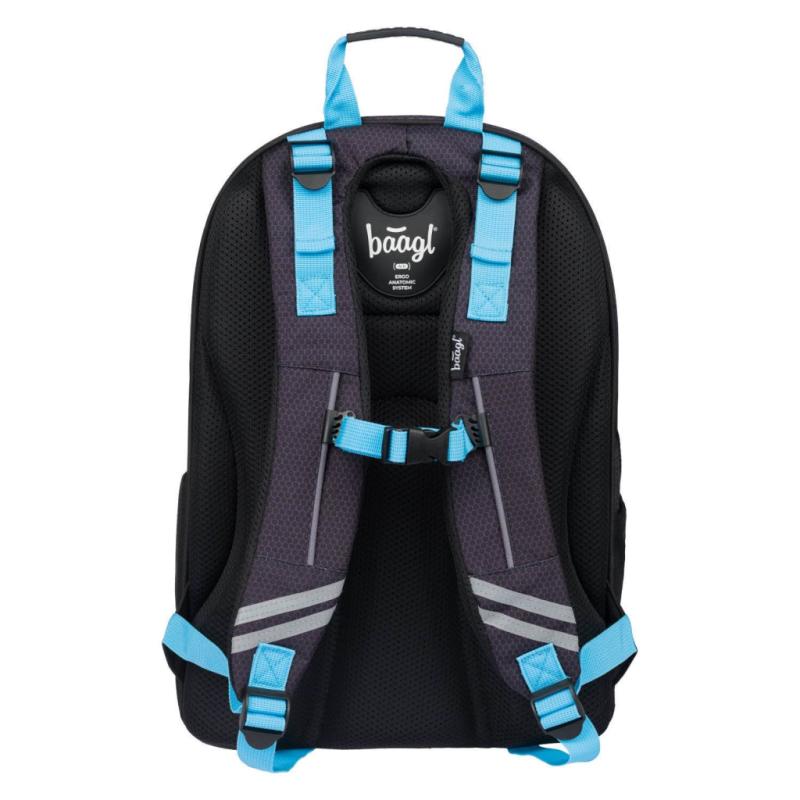 BAAGL SET 3 Skate Bluelight: batoh, penál, sáček 3