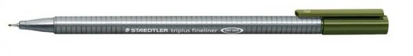 Liner, 0,3 mm, STAEDTLER "Triplus", olivovo zelený 1