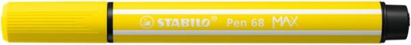 Fixka, 1-5 mm, zrezaný hrot, STABILO "Pen 68 MAX", citrónovo žltá 2