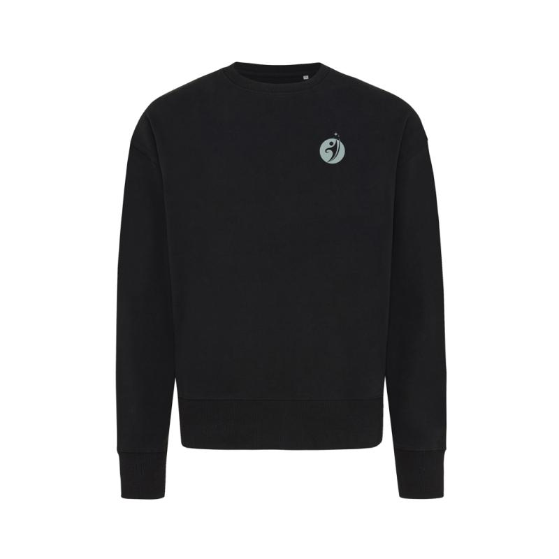 Mikina IQONIQ Kruger relaxed fit z recykl. bavlny čierna XXXL 3