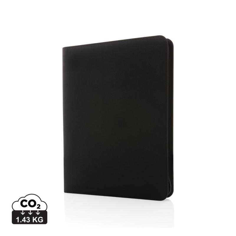 Portfólio na zips z 300D RPET AWARE™ čierna
