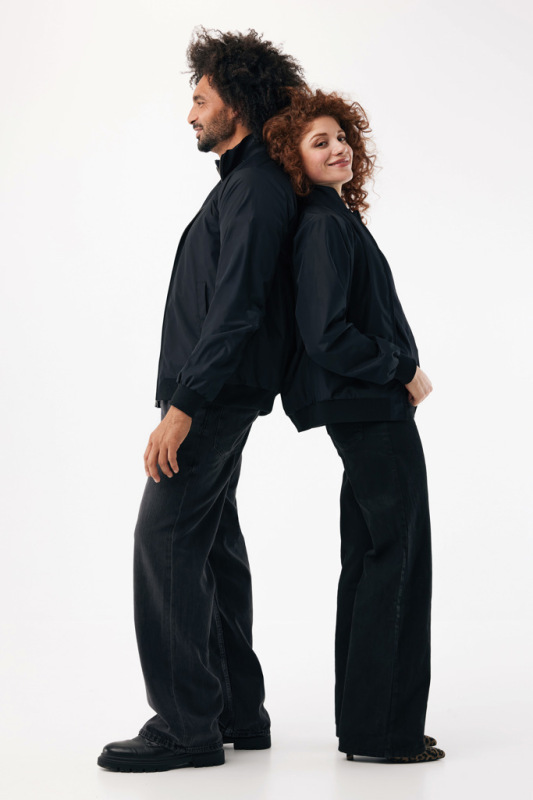 IQONIQ Odin mestská bunda z recyklovaného polyesteru čierna L 18