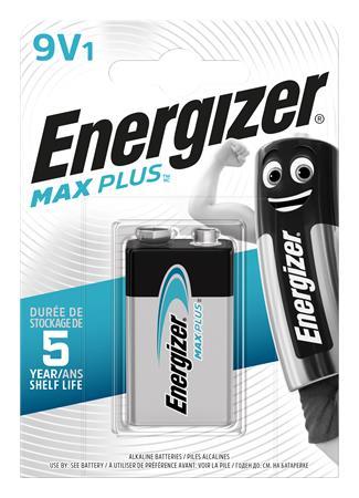 Batéria, 9V, 1 ks, ENERGIZER, "Max Plus"