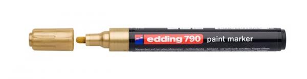 Lakový popisovač, 2-3 mm, EDDING "790", zlatý