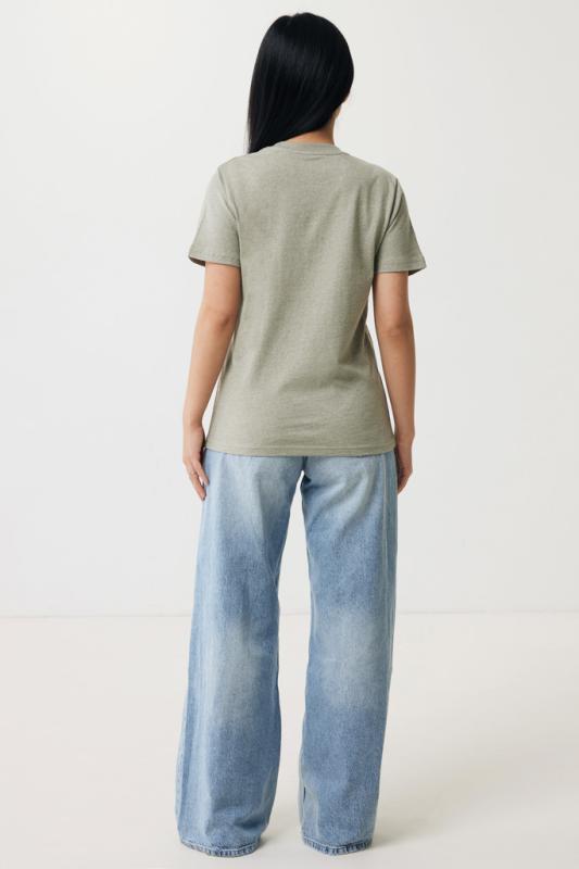 Tričko IQONIQ Brett z recykl. bavlny light heather green XXS 11