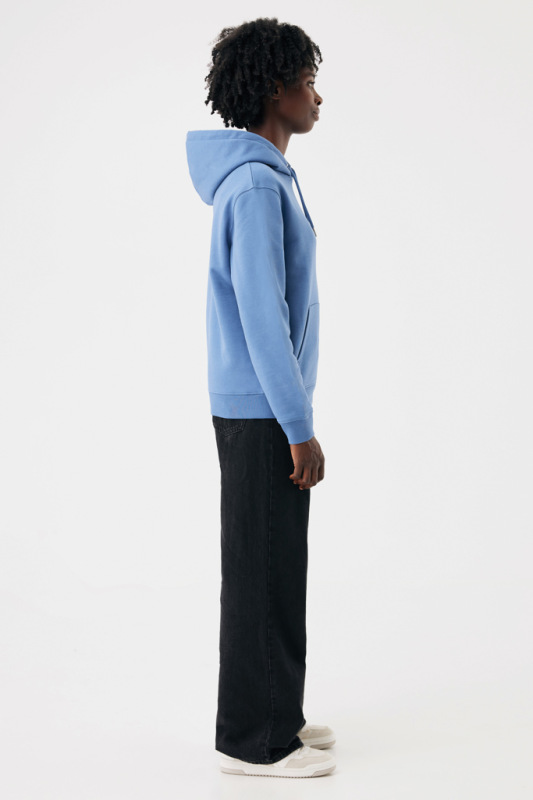 IQONIQ Joshua Unisex mikina s kapucňou z rec. bavlny moon blue S 7