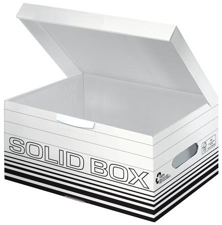 Archívny kontajner, S veľkosť, LEITZ "Solid", biela 1