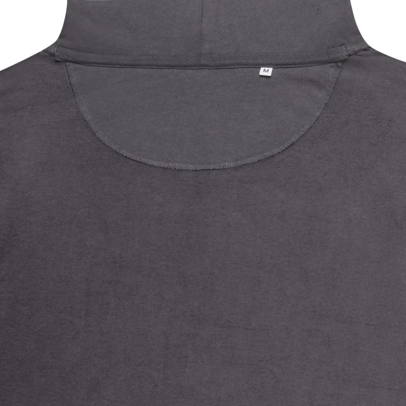 Mikina s kapucňou IQONIQ Jasper z recykl. bavlny antracitová XXXL 3