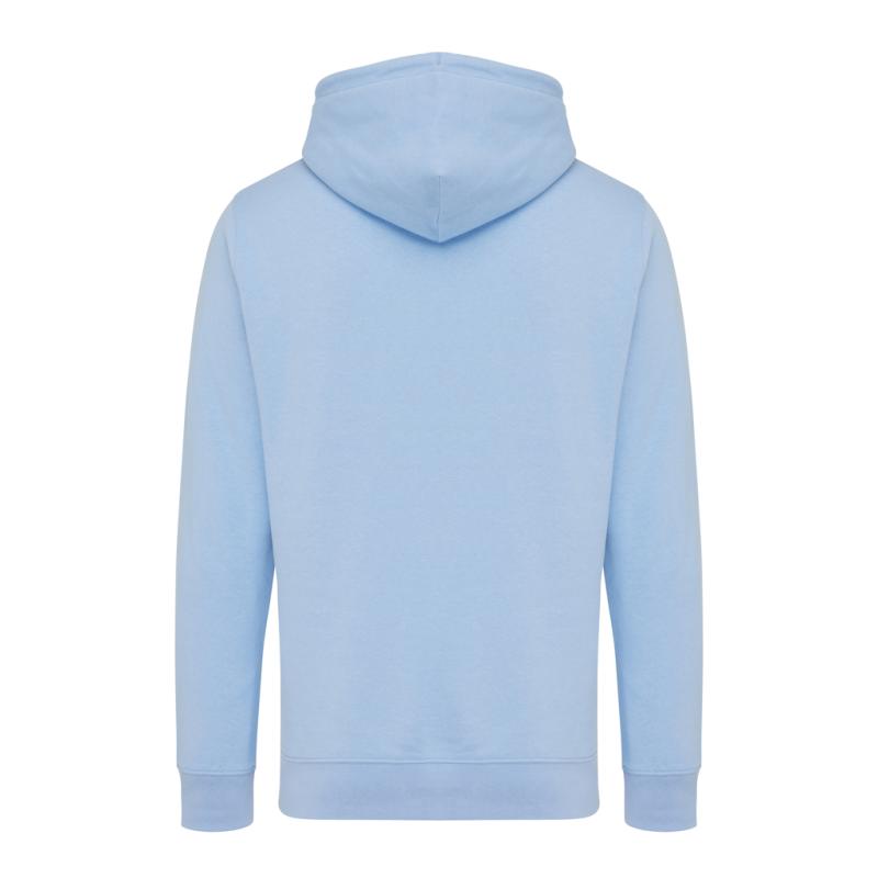 Ľahká mikina s kapucňou IQONIQ Rila z recykl. bavlny sky blue XXS 2