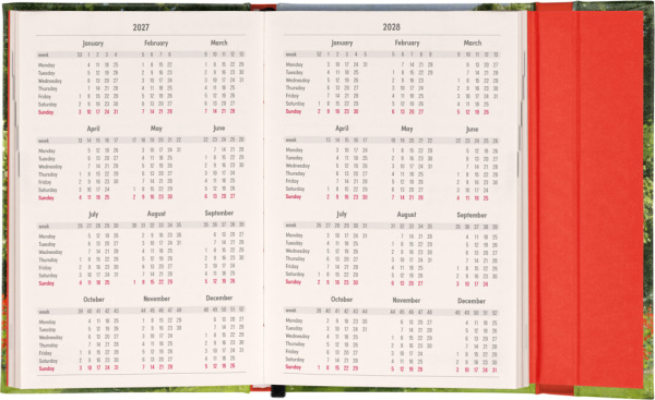 NOTIQUE Magnetic weekly planner Claude Monet 2027, 11 x 16 cm 2