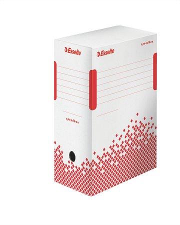 Archívny box, A4, 150 mm, recyklovaný kartón, ESSELTE "Speedbox", biely 1