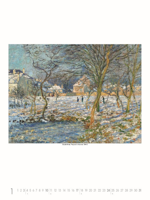 Nástenný kalendár Claude Monet 2027 2