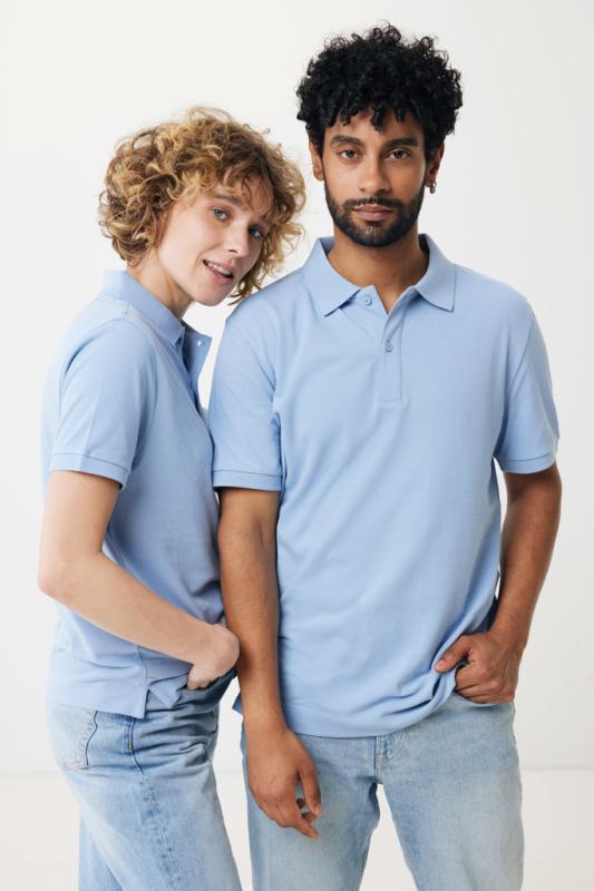 Polo tričko IQONIQ Yosemite z recykl. bavlny sky blue XS 5