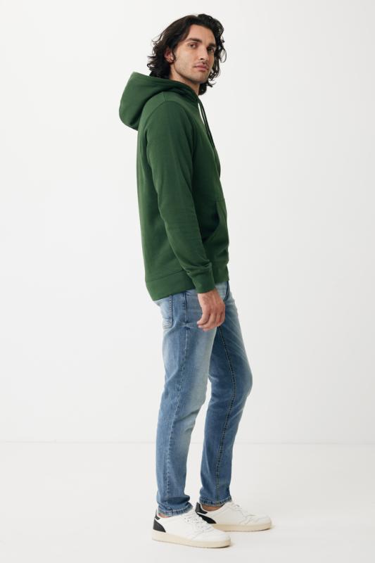 Ľahká mikina s kapucňou IQONIQ Rila z recykl. bavlny forest green XL 8