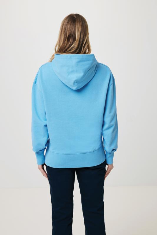 Mikina s kapucňou IQONIQ Yoho relaxed fit z recykl. bavlny tranquil blue L 13