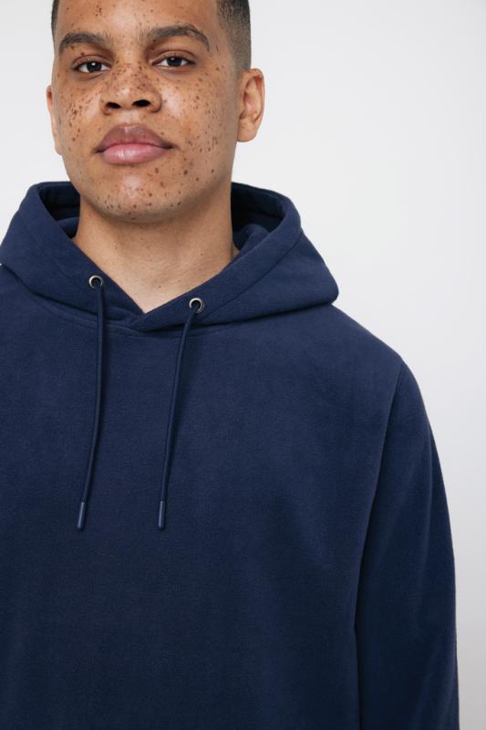 Micro fleece mikina IQONIQ Trivor z recykl. polyesteru námornícka modrá S 13
