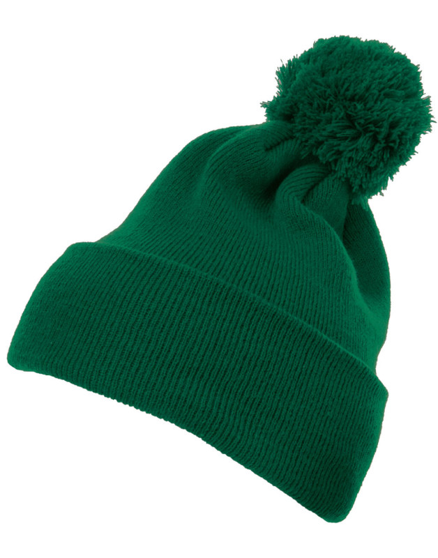 Cuffed Pom Pom Knit Beanie čiapka