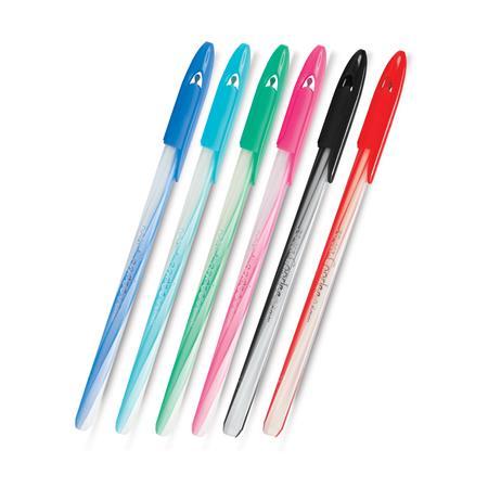Guľôčkové pero, 0,3 mm, 2 ks/blister, s vrchnákom, FLEXOFFICE "Candee", modré 2
