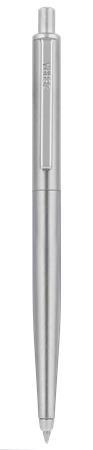 ZEBRA Guľôčkové pero, 0,24 mm, stláčací mechanizmus, klip striebornej farby, strieborné telo per 1