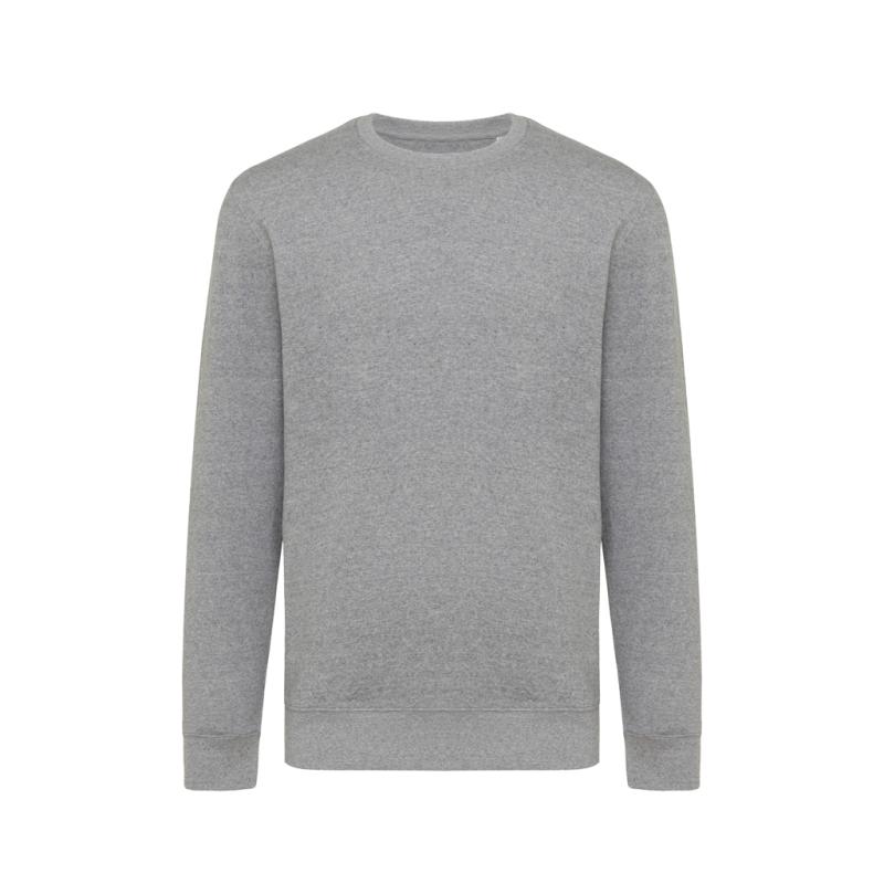 Ľahká mikina IQONIQ Etosha z recykl. bavlny light heather anthracite XXS