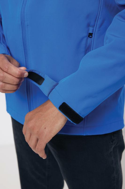 Pánska soft shell bunda IQONIQ Makalu z recykl. polyesteru kráľovská modrá XXXL 10