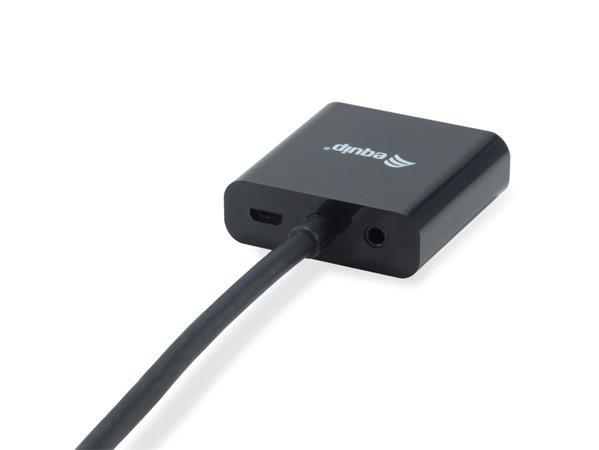 Adaptér, prevodník HDMI-VGA, EQUIP 4