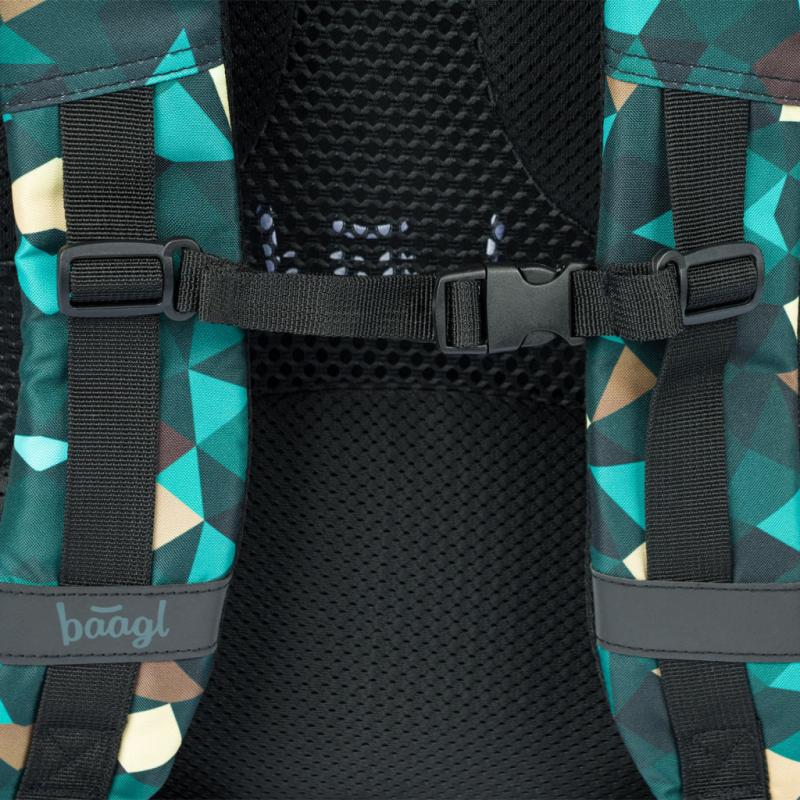 BAAGL Školský batoh Skate Polygon 8
