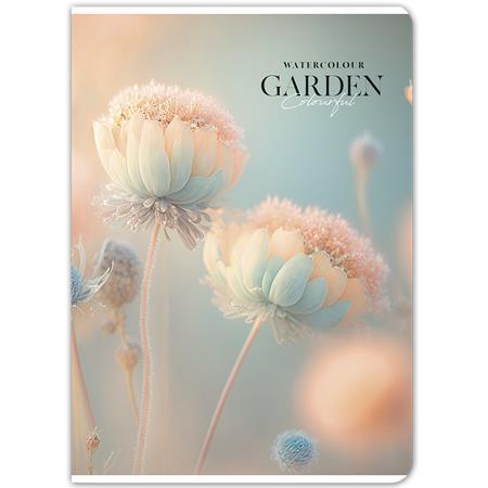 Zošit, A4, linajkový, 80 listov, SHKOLYARYK "Garden", mix 1