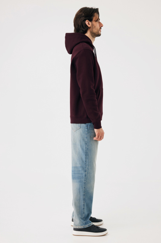 IQONIQ Joshua Unisex mikina s kapucňou z rec. bavlny merlot XL 12