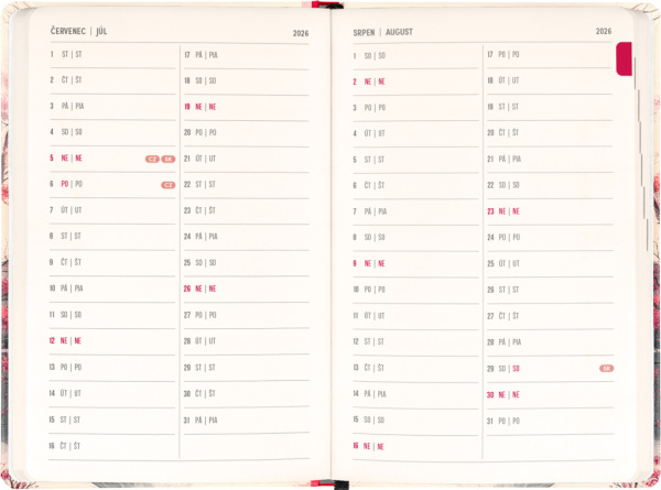 NOTIQUE 18-mesačný diár Petito – Japonsko 2026/2027, 11 x 16 cm 3