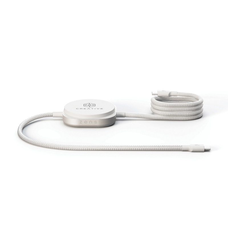 Zens nabíjací kábel USB-C – C Pro 2 biela 4