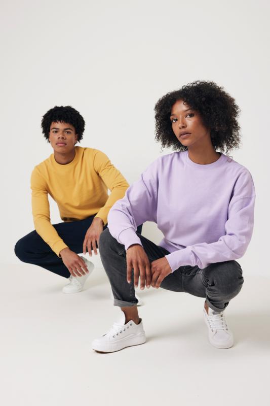 Mikina IQONIQ Kruger relaxed fit z recykl. bavlny lavender XL 5