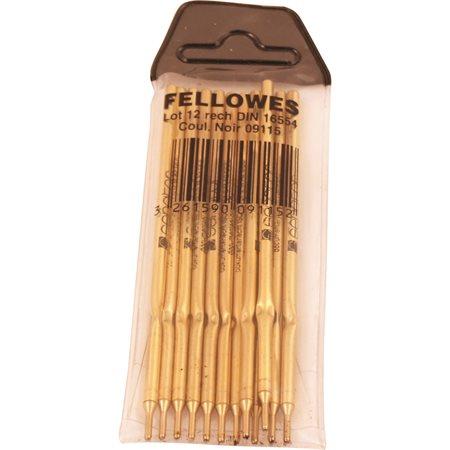 FELLOWES Náplň do klientského pera, čierna