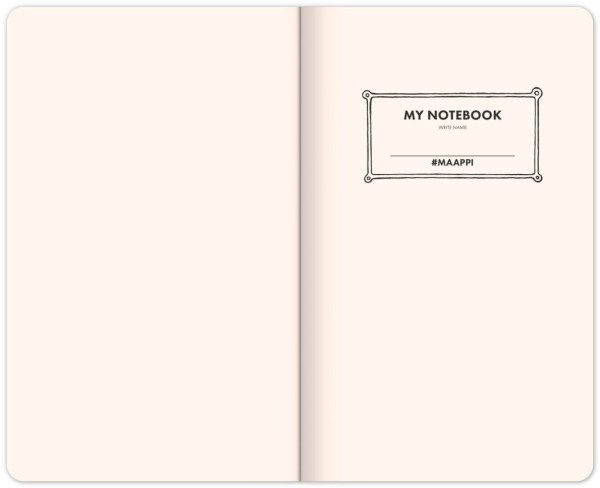 NOTIQUE Maappi notes, linajkovaný, 13 x 21 cm 2